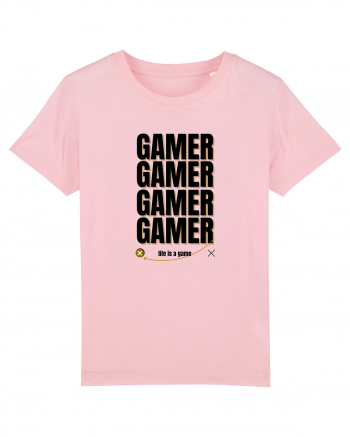 GAMER Life Is A Game Cotton Pink