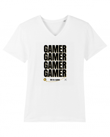 GAMER Life Is A Game White