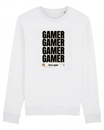 GAMER Life Is A Game White