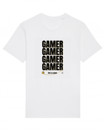 GAMER Life Is A Game White