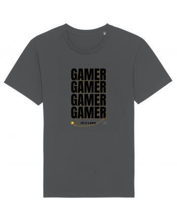 GAMER Life Is A Game Anthracite