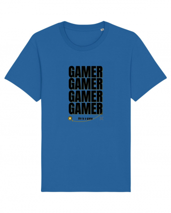 GAMER Life Is A Game Royal Blue