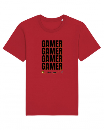 GAMER Life Is A Game Red