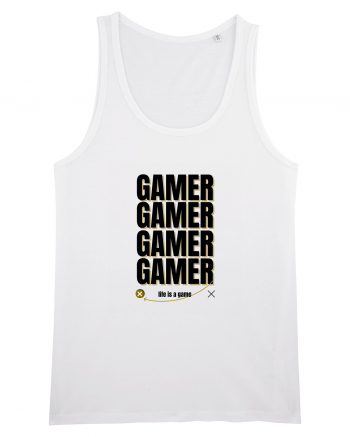 GAMER Life Is A Game White