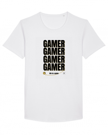 GAMER Life Is A Game White