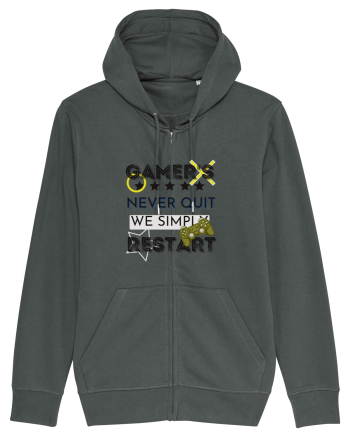 Gamers Never Quit  Anthracite