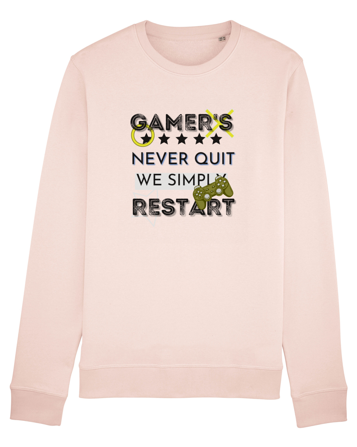 Bluză mânecă lungă Unisex Rise Candy Pink
