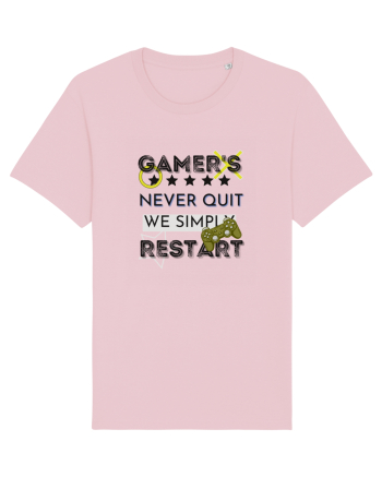 Gamers Never Quit  Cotton Pink