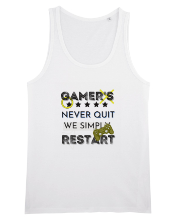 Gamers Never Quit  White