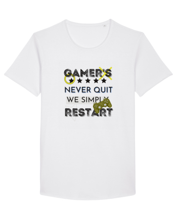 Gamers Never Quit  White
