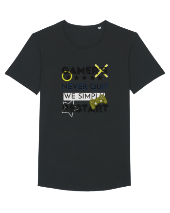 Gamers Never Quit  Black