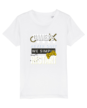 Gamers Never Quit  White