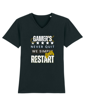 Gamers Never Quit  Black
