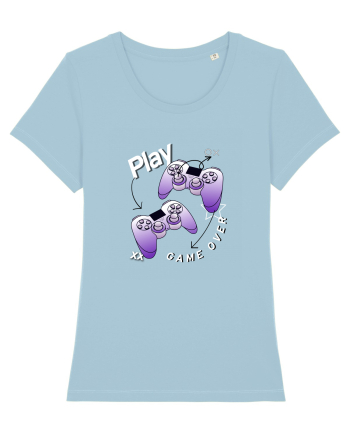Play / Game Over Sky Blue