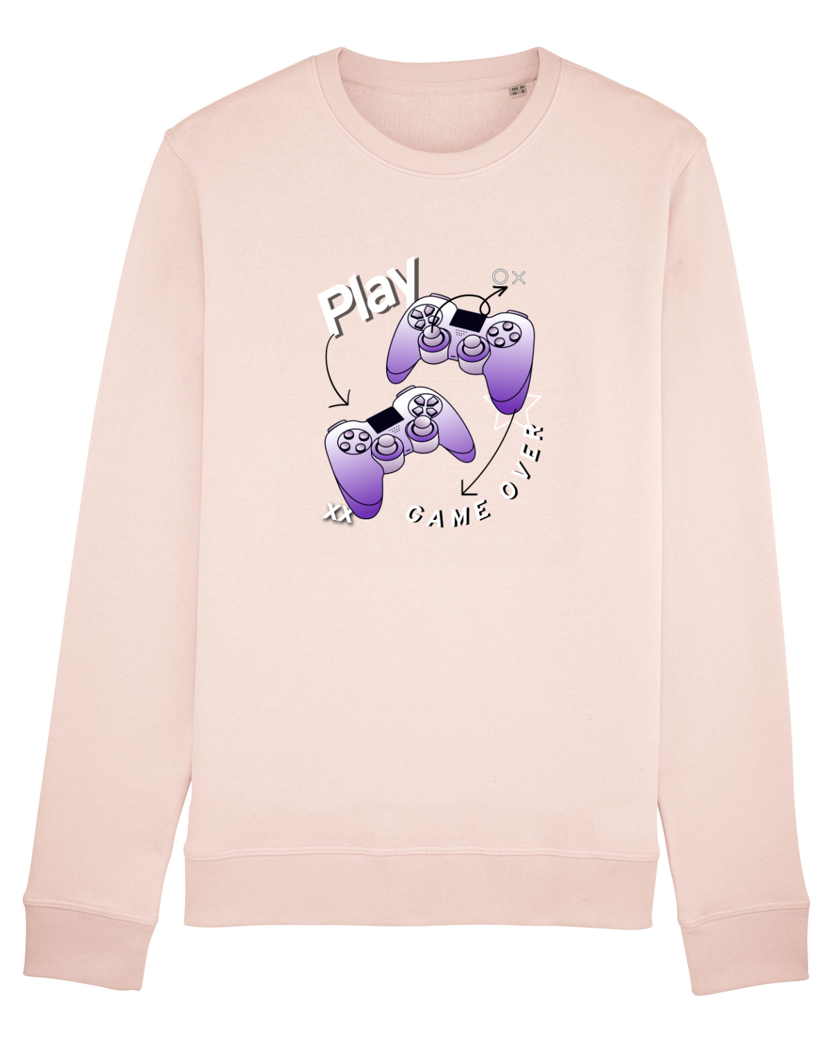 Bluză mânecă lungă Unisex Rise Candy Pink