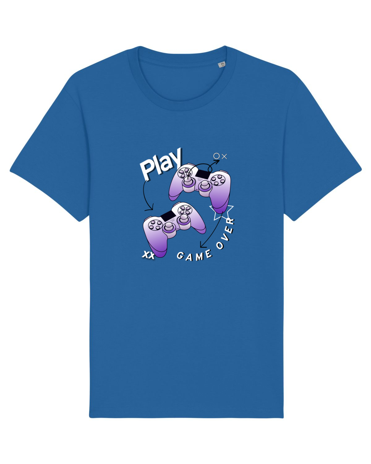 Tricou mânecă scurtă Unisex Rocker Royal Blue
