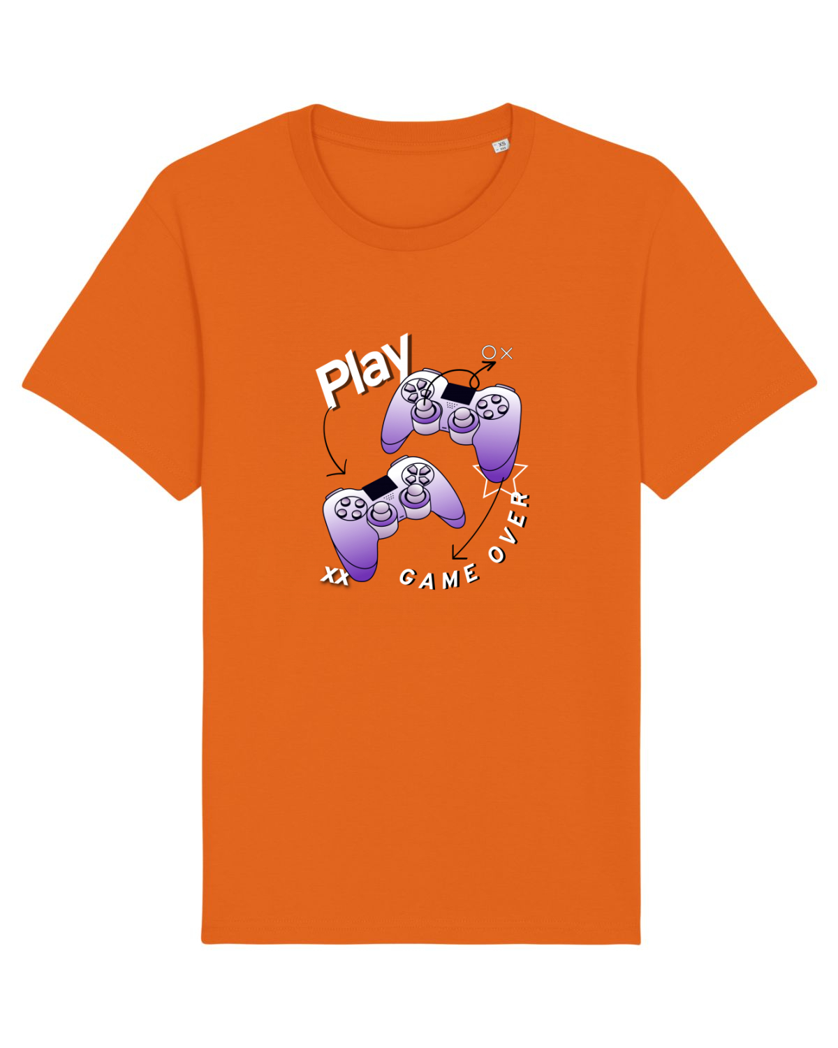 Tricou mânecă scurtă Unisex Rocker Bright Orange