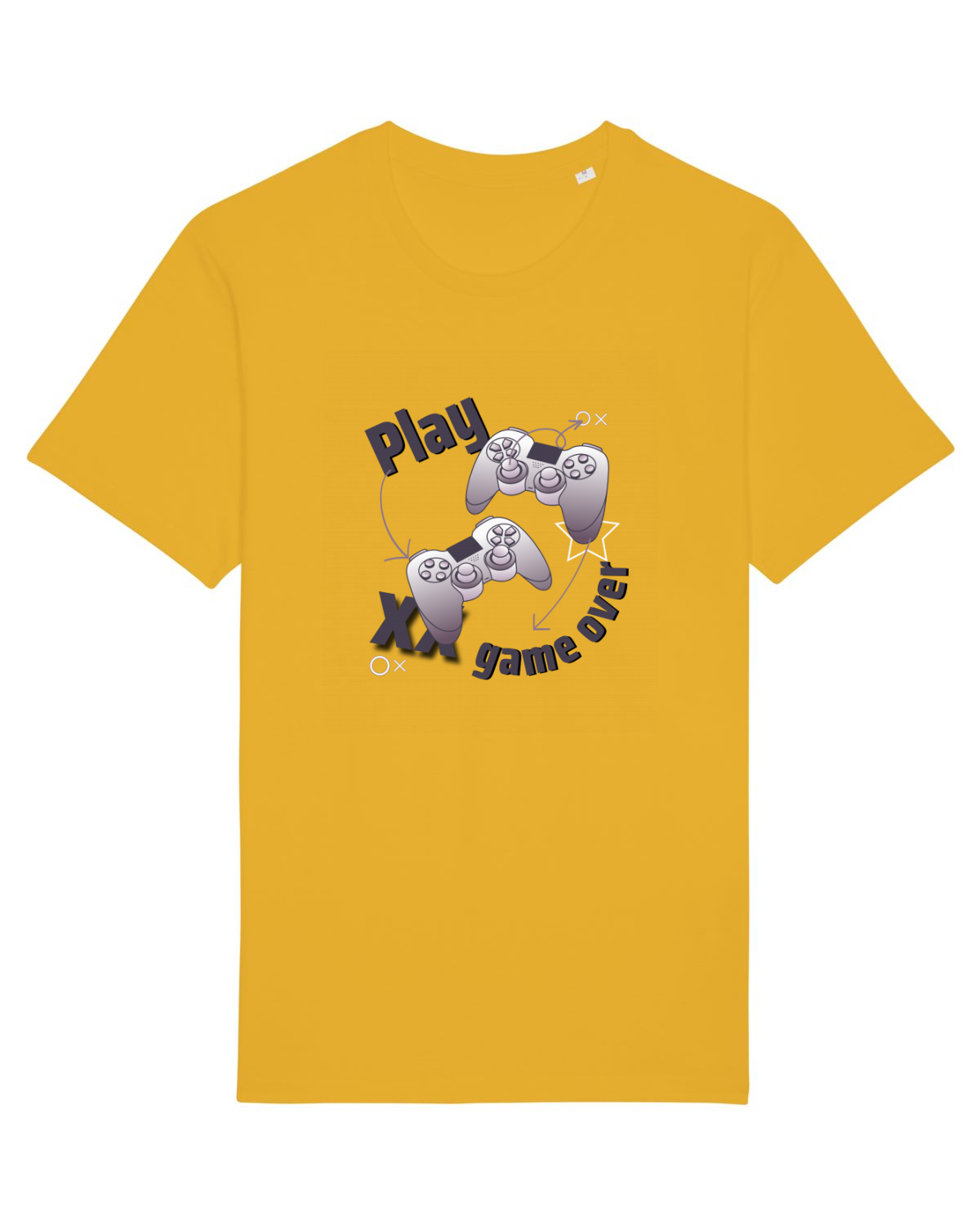 Tricou mânecă scurtă Unisex Rocker Spectra Yellow
