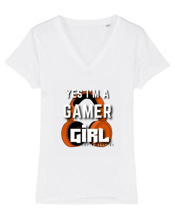 Ye I Am A Gamer Girl White