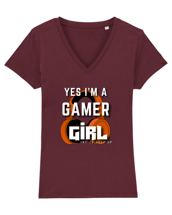Ye I Am A Gamer Girl Burgundy
