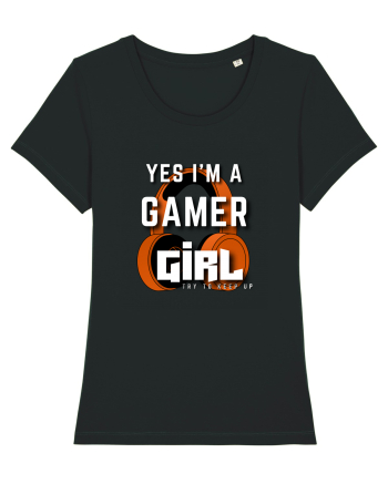 Ye I Am A Gamer Girl Black