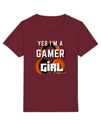 Ye I Am A Gamer Girl Burgundy