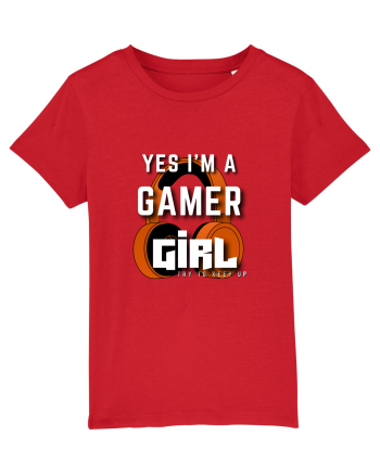 Ye I Am A Gamer Girl Red