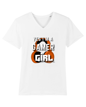 Ye I Am A Gamer Girl White
