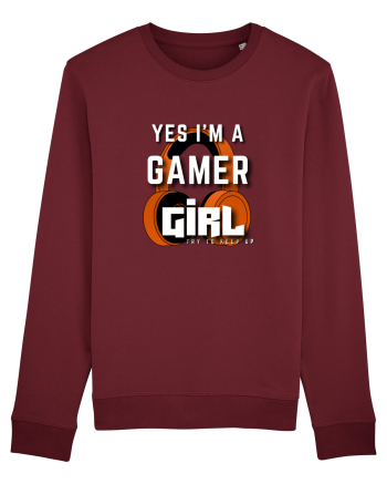 Ye I Am A Gamer Girl Burgundy