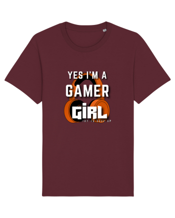 Ye I Am A Gamer Girl Burgundy