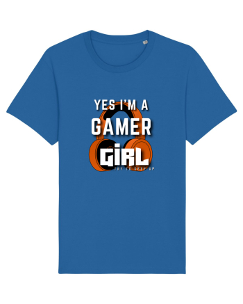 Ye I Am A Gamer Girl Royal Blue