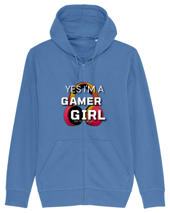 Ye I Am A Gamer Girl Bright Blue