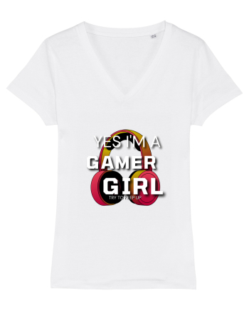 Ye I Am A Gamer Girl White