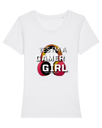 Ye I Am A Gamer Girl White