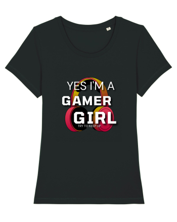 Ye I Am A Gamer Girl Black