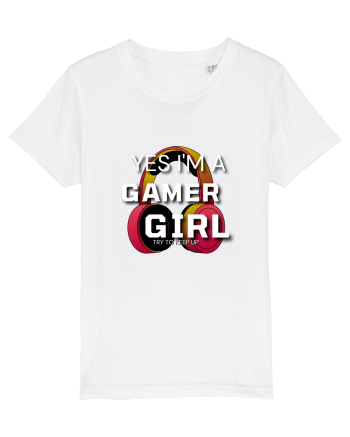 Ye I Am A Gamer Girl White