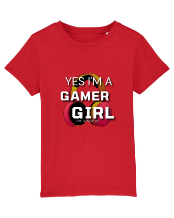 Ye I Am A Gamer Girl Red