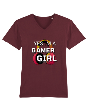 Ye I Am A Gamer Girl Burgundy