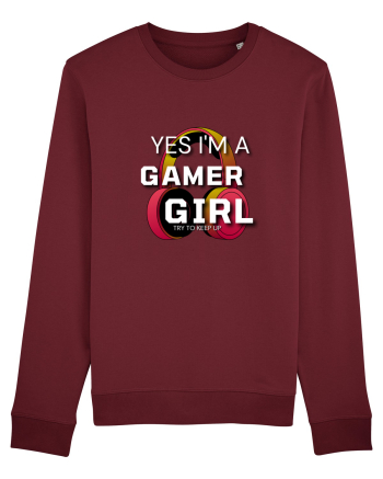 Ye I Am A Gamer Girl Burgundy