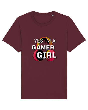 Ye I Am A Gamer Girl Burgundy