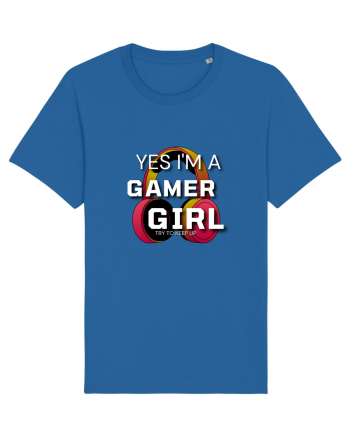 Ye I Am A Gamer Girl Royal Blue