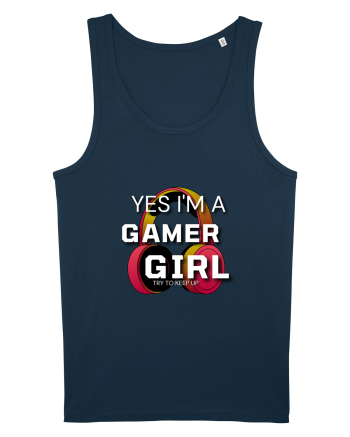 Ye I Am A Gamer Girl Navy