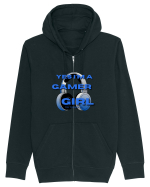 Ye I Am A Gamer Girl Hanorac cu fermoar Unisex Connector