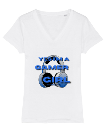 Ye I Am A Gamer Girl White