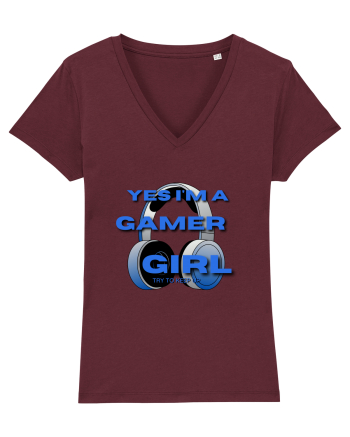 Ye I Am A Gamer Girl Burgundy