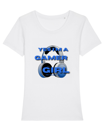 Ye I Am A Gamer Girl White