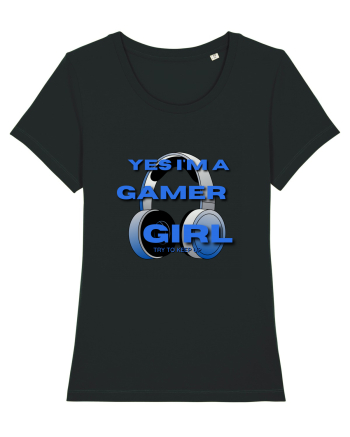 Ye I Am A Gamer Girl Black