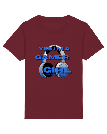 Ye I Am A Gamer Girl Burgundy