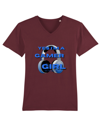 Ye I Am A Gamer Girl Burgundy