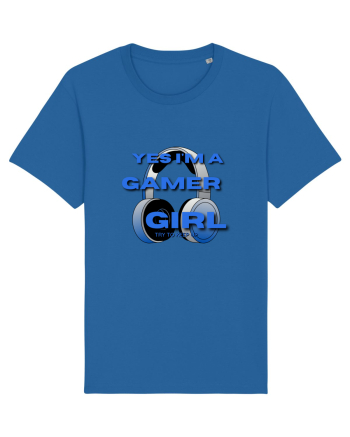 Ye I Am A Gamer Girl Royal Blue
